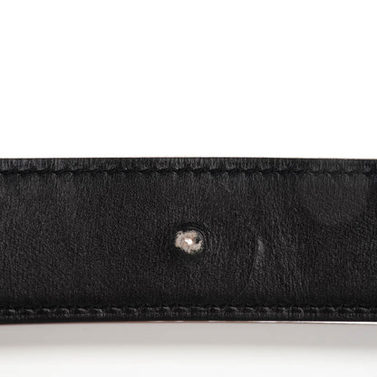 Hermes Box Togo 32mm H Belt 85 Black Orange 7 of 8