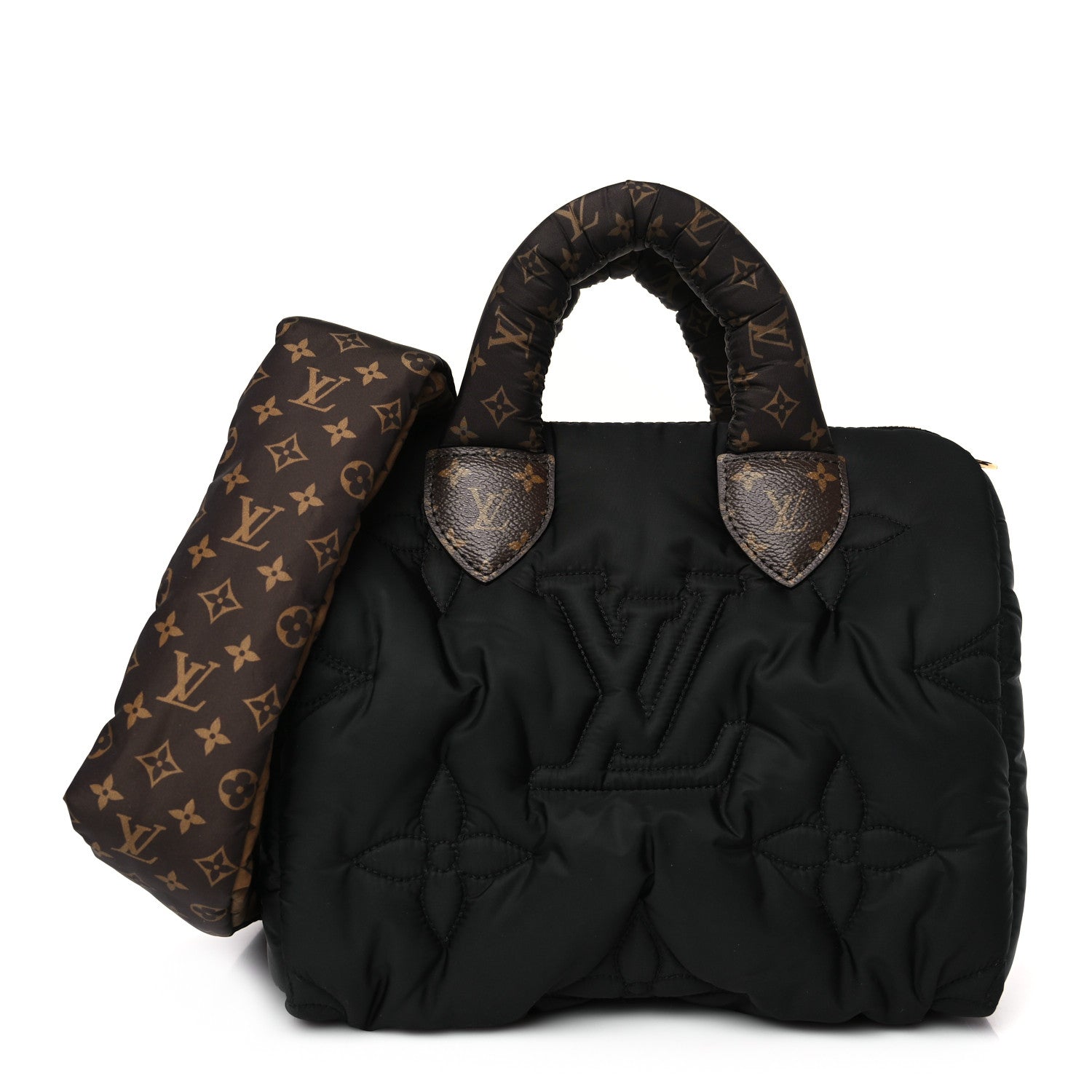 Louis Vuitton Econyl Mini Monogram Pillow Speedy Bandouliere 25 Black 1 of 8