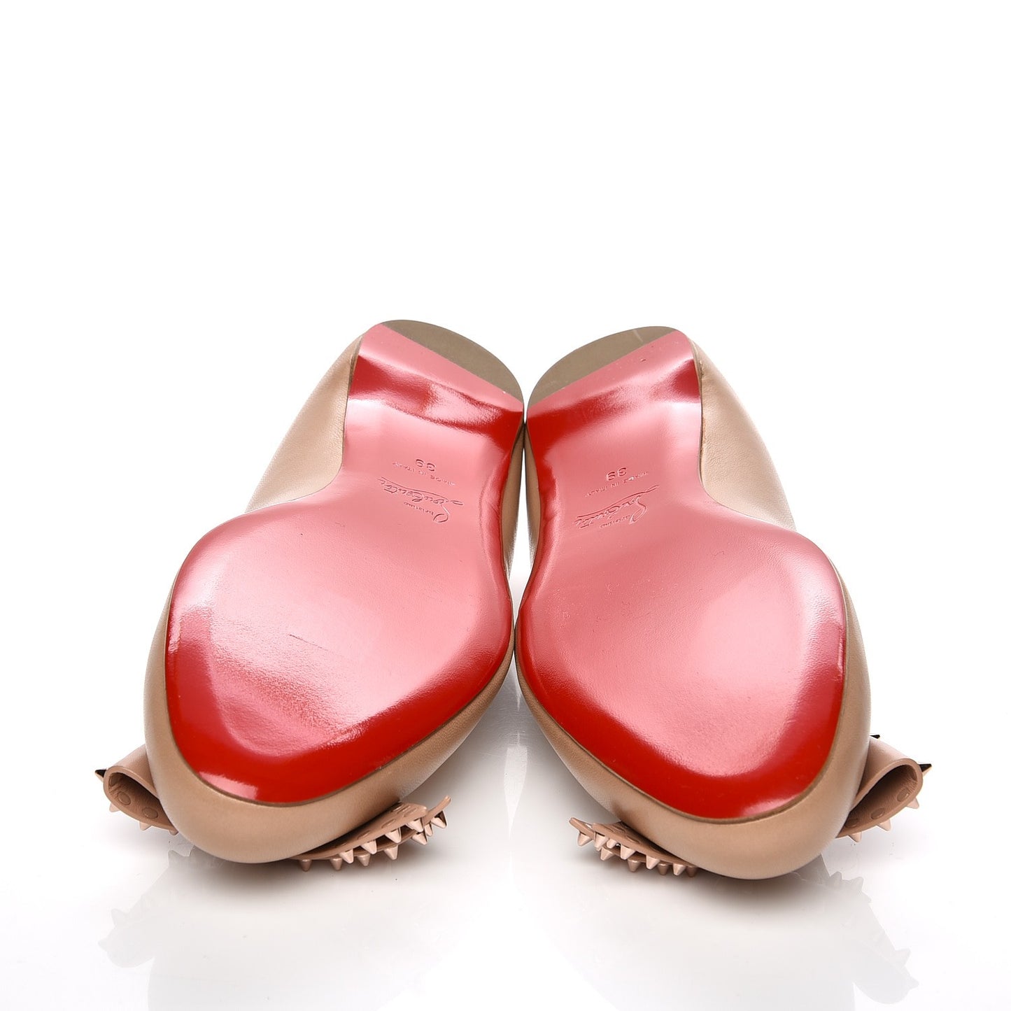 Nappa Ballalarina Flats 39 Nude
