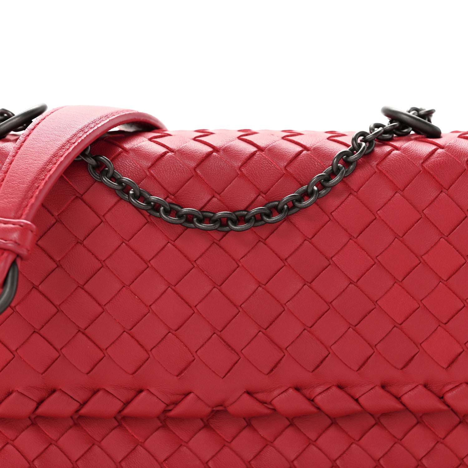 Bottega Veneta Nappa Intrecciato Small Olimpia Shoulder Bag Cassis 7 of 12