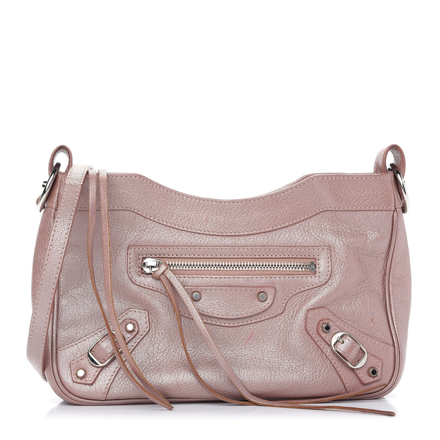 Balenciaga Chevre Classic Silver Hardware Hip Rose 1 of 13