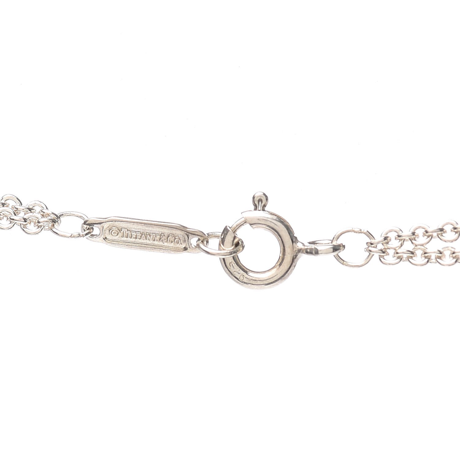 Tiffany Sterling Silver Infinity Pendant Necklace 5 of 5