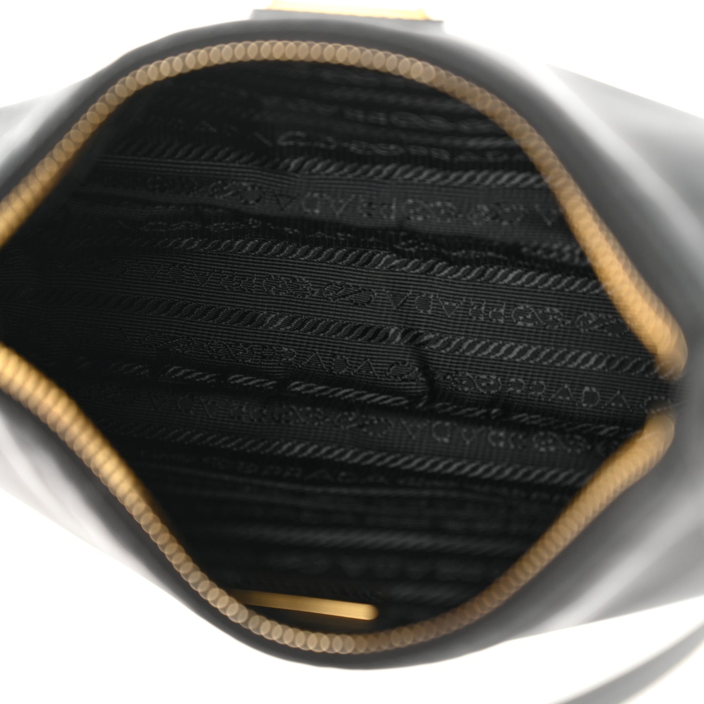 Tessuto Nylon Saffiano Mini Re-Edition 2005 Bag Black