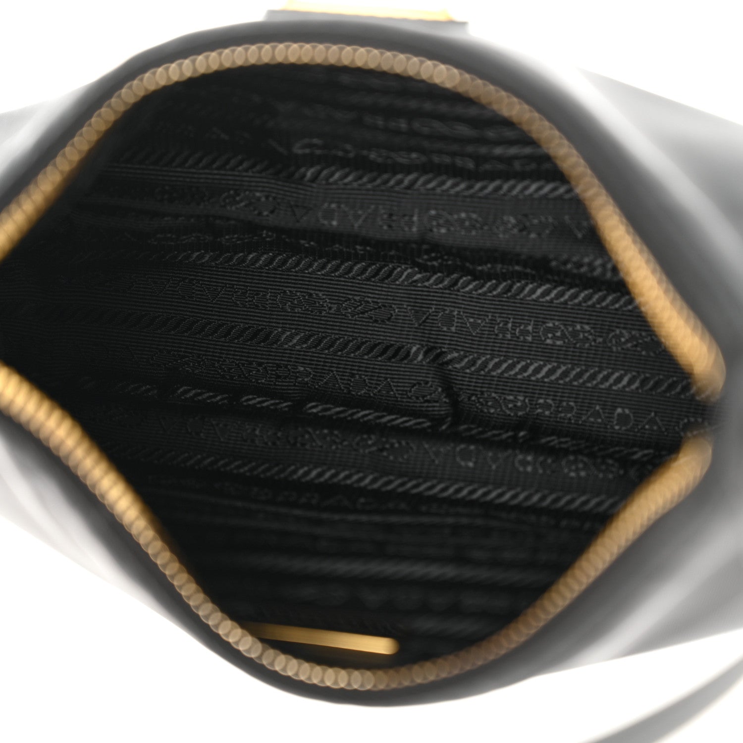 Prada Tessuto Nylon Saffiano Mini Re-Edition 2005 Bag Black 5 of 12