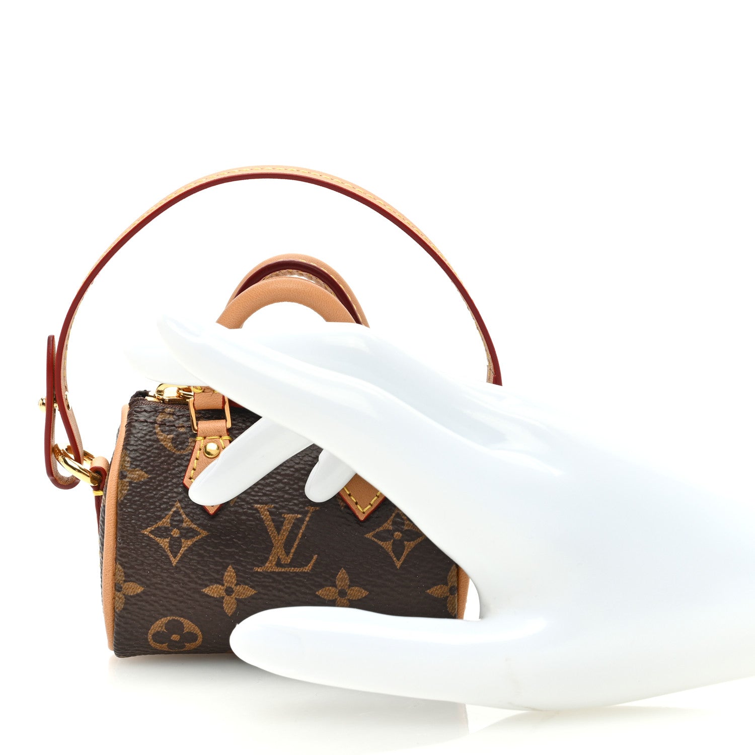 Louis Vuitton Monogram Micro Speedy Bag Charm 2 of 6