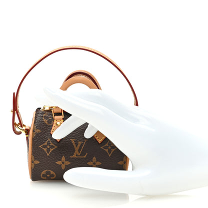 Louis Vuitton Monogram Micro Speedy Bag Charm 2 of 6