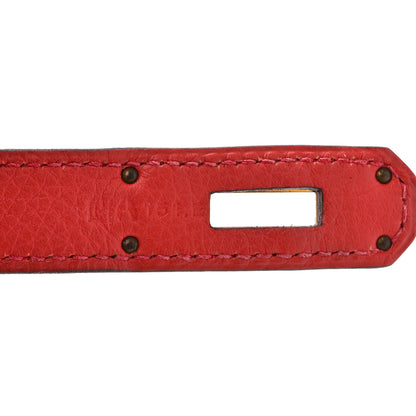 Hermes Togo BIRKIN 30 Rouge Casaque 7 of 21