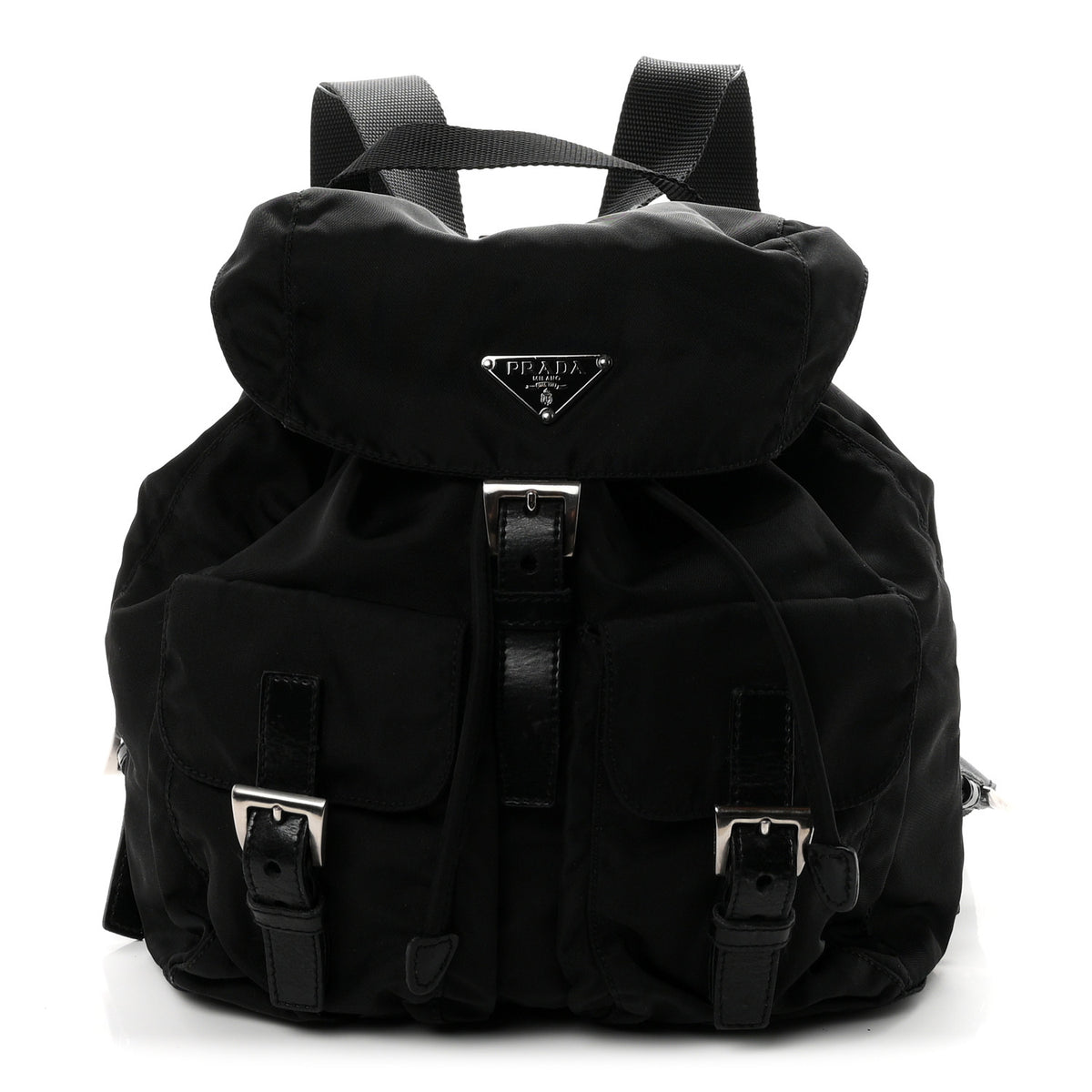 Tessuto Nylon Vela Small Backpack Black