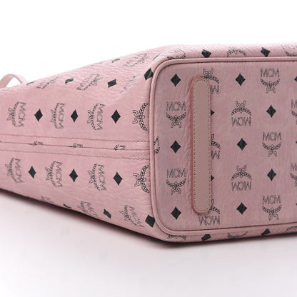 MCM Visetos Medium Anya Shopper Tote Soft Pink 9 of 10