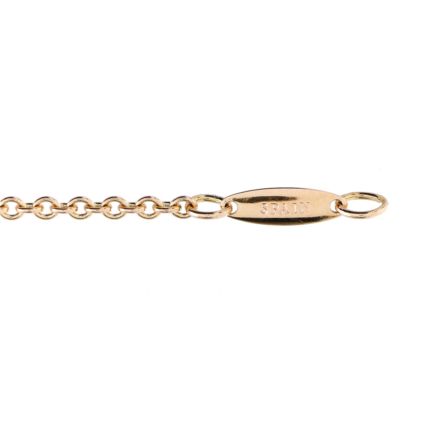 18K Rose Gold 9mm Elsa Peretti Bean Bracelet