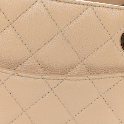 Chanel Caviar Quilted Grand Shopping Tote GST Beige Clair 13 of 15