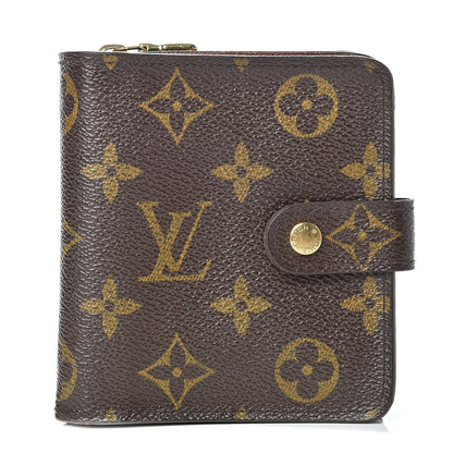 Louis Vuitton Monogram Compact Zippe Zipped Wallet 1 of 20