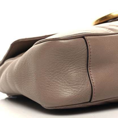 Gucci Calfskin Matelasse Medium GG Marmont Shoulder Bag Porcelain Rose 9 of 14