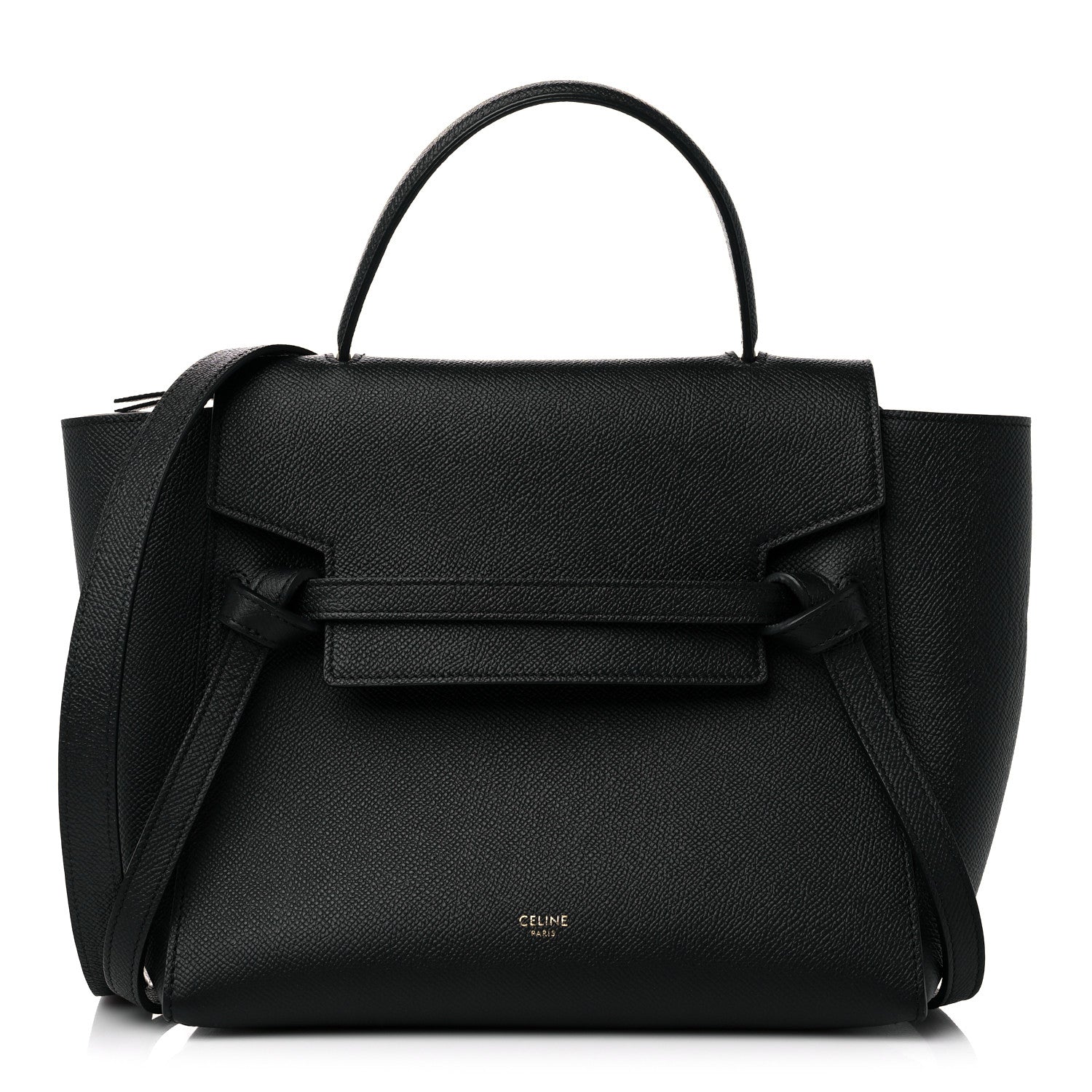 Celine Grained Calfskin Micro Belt Bag Black 1 of 9