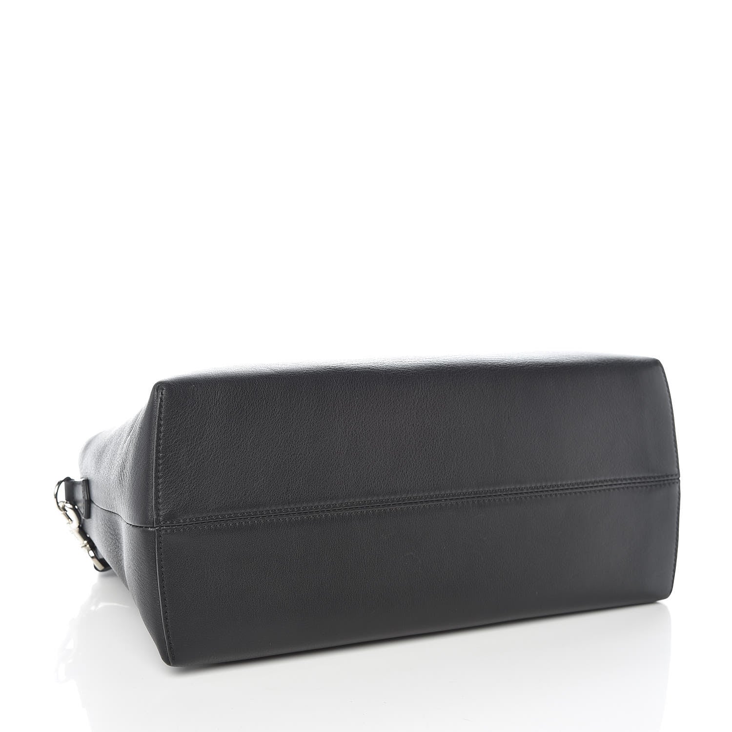 Fendi Vitello Dolce 4 Color Large By The Way Boston Bag Black Multicolor 4 of 11