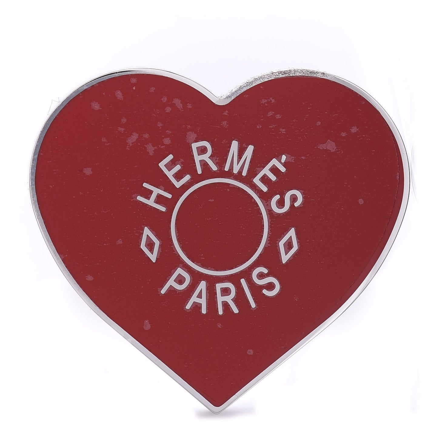 Palladium Coeur Scarf Ring Rouge