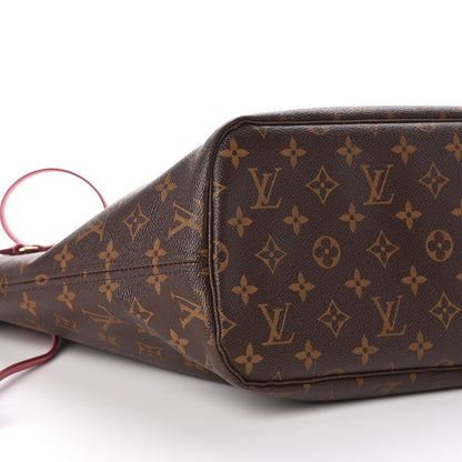 Louis Vuitton Monogram Articles de Voyage Ikat Neverfull MM Rose Velours 9 of 10