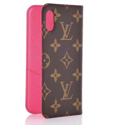 Louis Vuitton Monogram iPhone X Folio Case Rose Pop 3 of 6