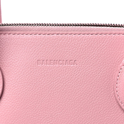 Balenciaga Grained Calfskin S Ville Top Handle Bag Pink White 6 of 9