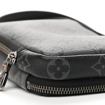 Louis Vuitton Monogram Eclipse Reverse Double Phone Pouch 8 of 10