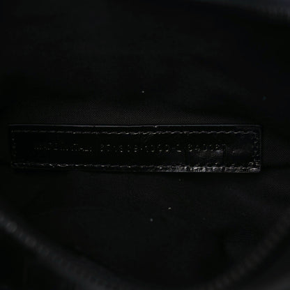 Balenciaga Extra Supple Calfskin Crocodile Embossed Monochrome Le Cagole Shoulder Bag XS Black 5 of 9