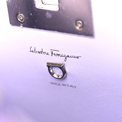 Salvatore Ferragamo Calfskin Floral Print Small The Studio Bag Mascarpone 6 of 10