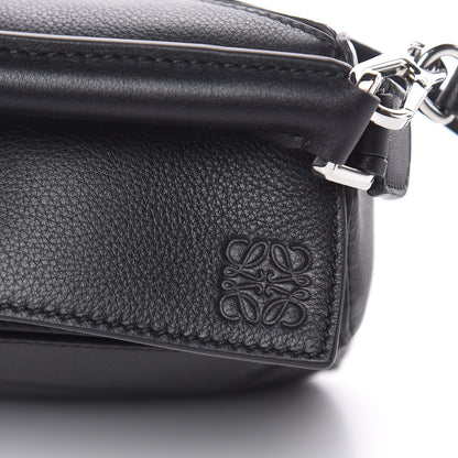Loewe Calfskin Mini Puzzle Bag Black 10 of 10
