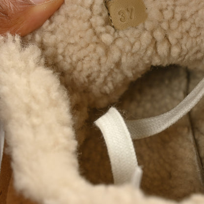 Hermes Suede Shearling Day Sneakers 37 Naturel 6 of 10