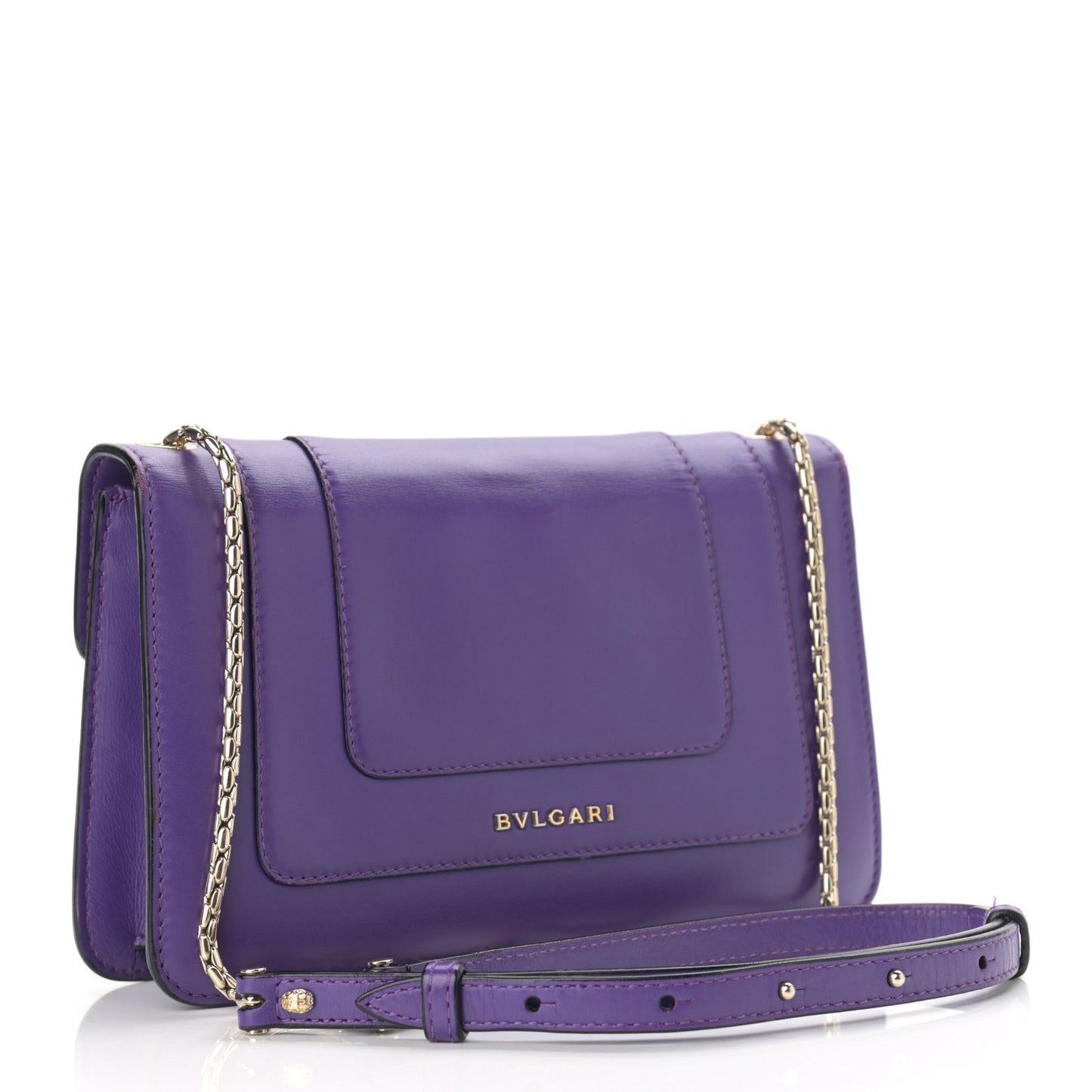 Calfskin Serpenti Forever Crossbody Bag Amethyst