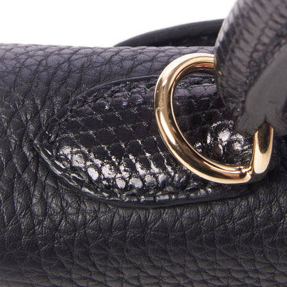 Hermes Togo Lizard Kelly Retourne Touch 25 Black 13 of 34