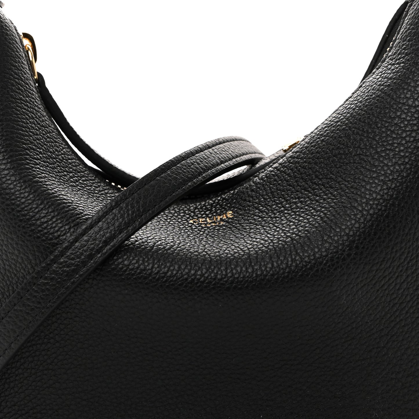 Supple Grained Calfskin Teen Lulu Shoulder Bag Black
