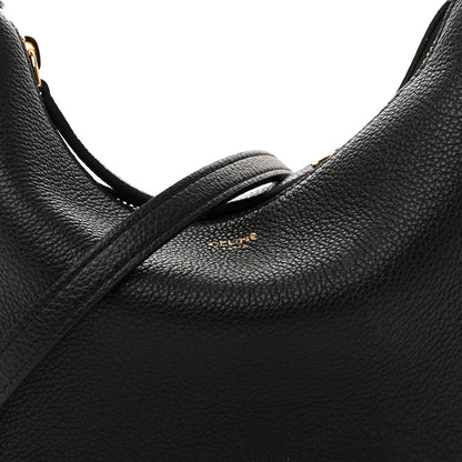 Celine Supple Grained Calfskin Teen Lulu Shoulder Bag Black 8 of 10