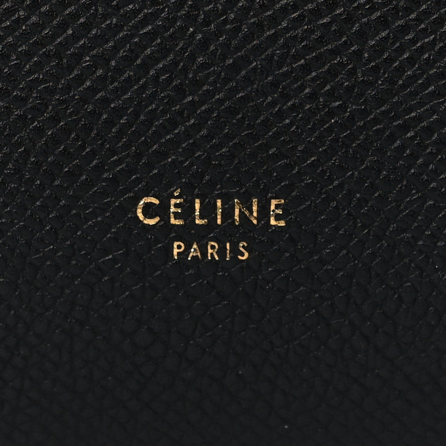 Grained Calfskin Mini Belt Bag Black