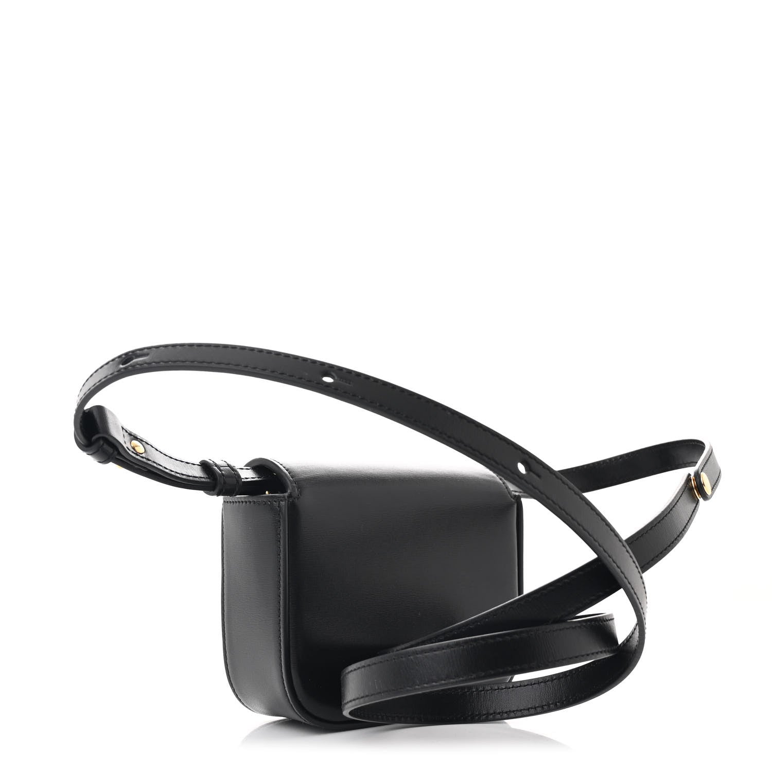 Celine Shiny Calfskin Mini Triomphe Black 3 of 11