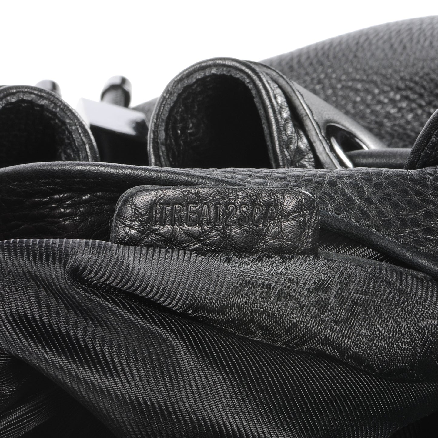 Prorsum Leather Warrior Hobo Black