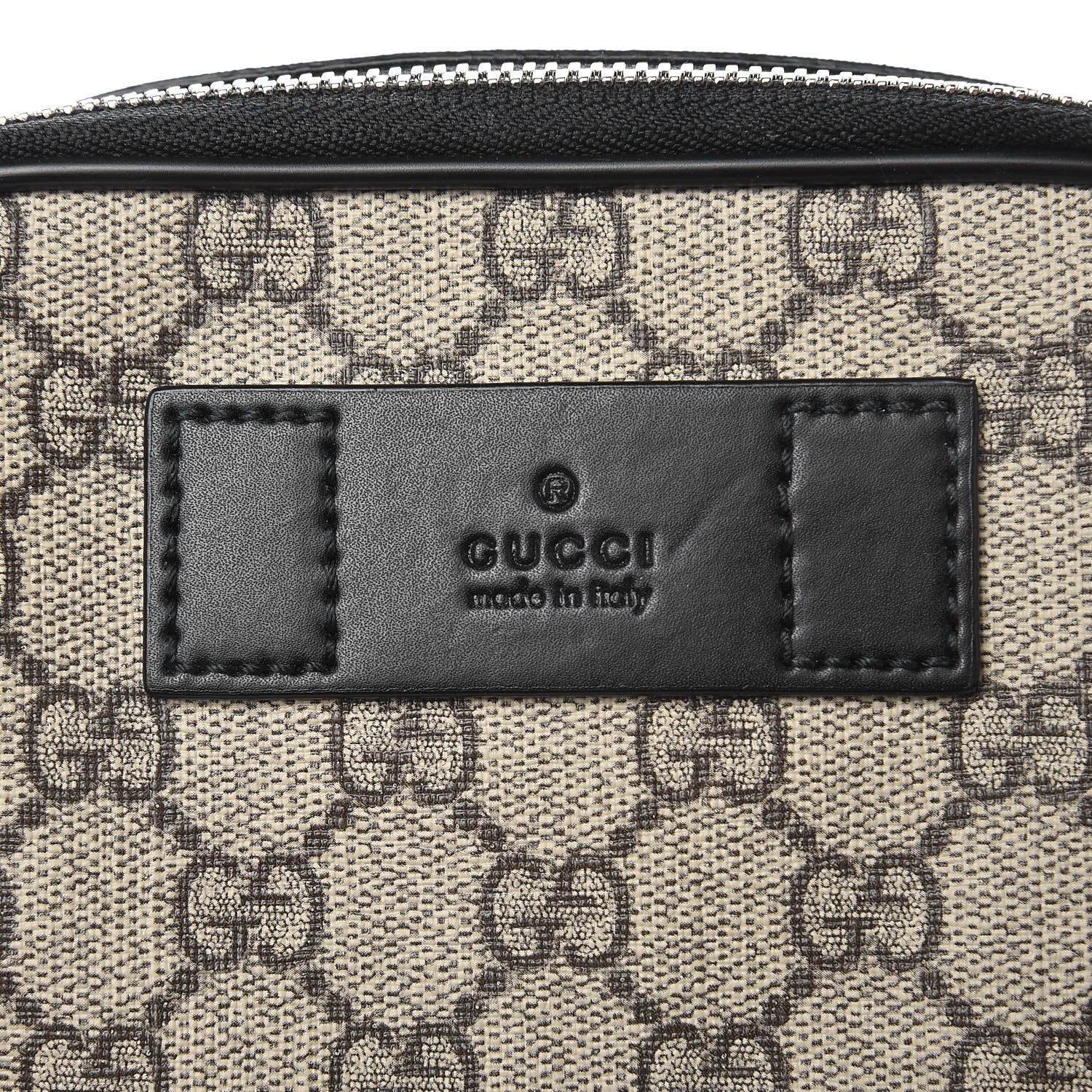 Gucci GG Supreme Monogram Web Belt Bag Black 8 of 8