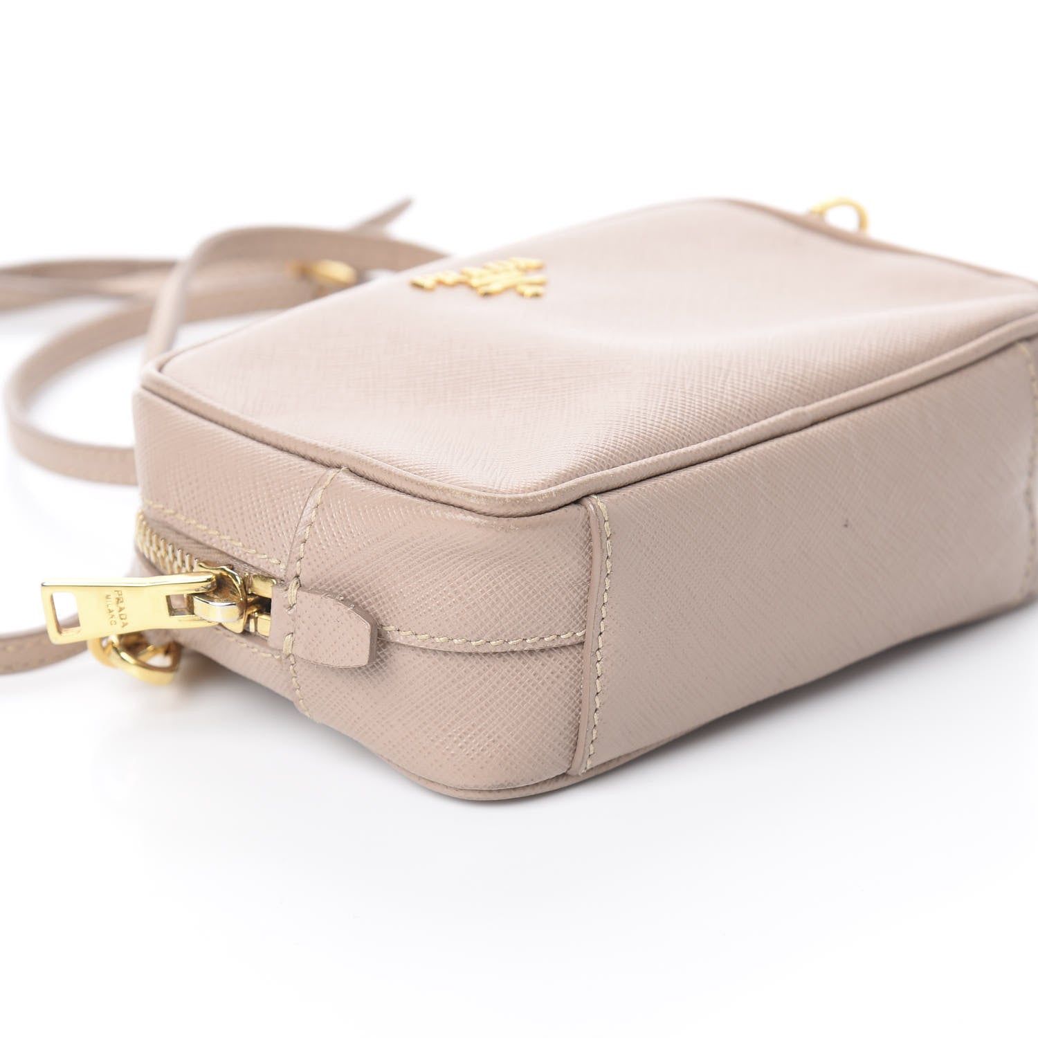 Prada Saffiano Mini Camera Crossbody Cammeo 6 of 7
