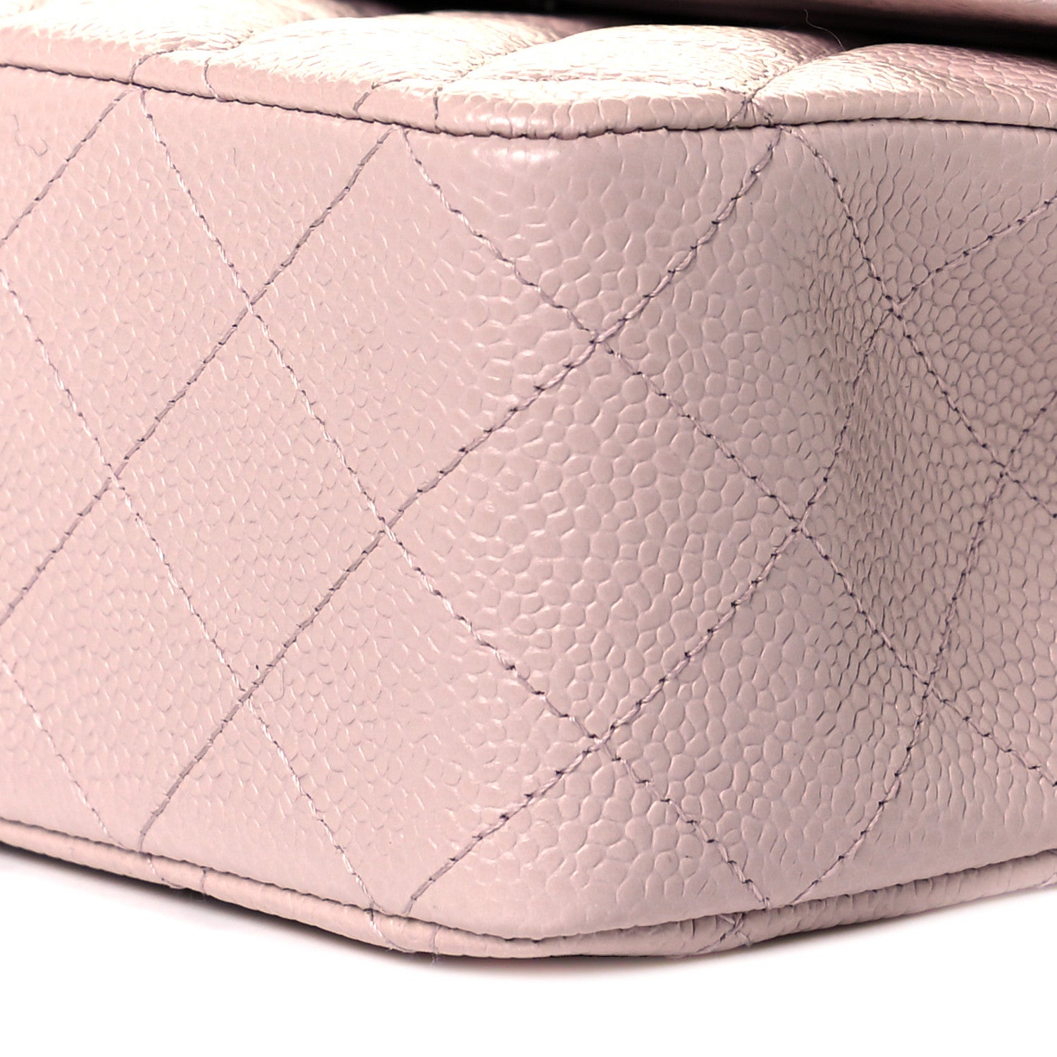 Chanel Caviar Quilted Medium Double Flap Light Pink 9 of 10