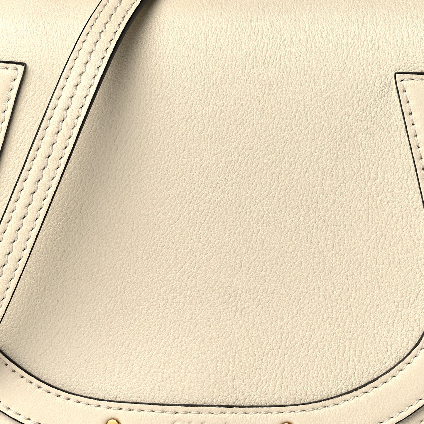 Calfskin Suede Small Nile Bracelet Bag Off White