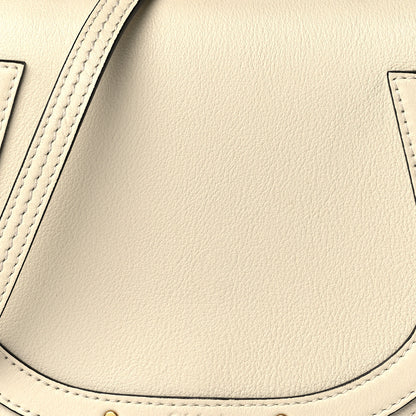 Chloe Calfskin Suede Small Nile Bracelet Bag Off White 9 of 11