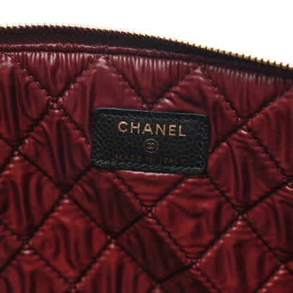 Chanel Caviar Quilted Large Cosmetic Case Black 6 of 8