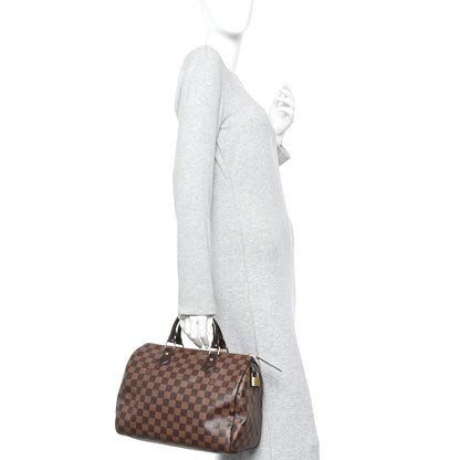 Louis Vuitton Damier Ebene Speedy 30 2 of 10