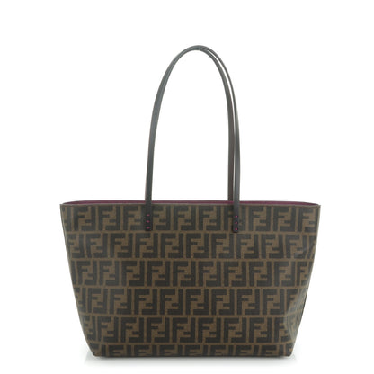 Fendi Zucca Spalmati Small Roll Tote Tobacco Fuxia 1 of 7
