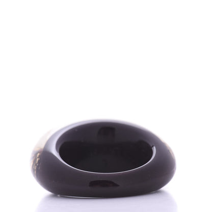 Louis Vuitton Resin Swarovski Crystal Inclusion Ring L Amarante 3 of 4