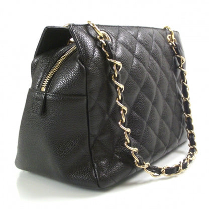 Chanel Caviar Timeless Classic Shopping Tote Black 3 of 11
