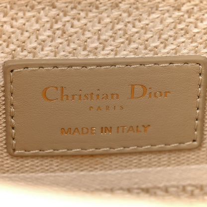 Christian Dior Canvas Embroidered Medium Stripes Lady D-Lite Beige 6 of 11