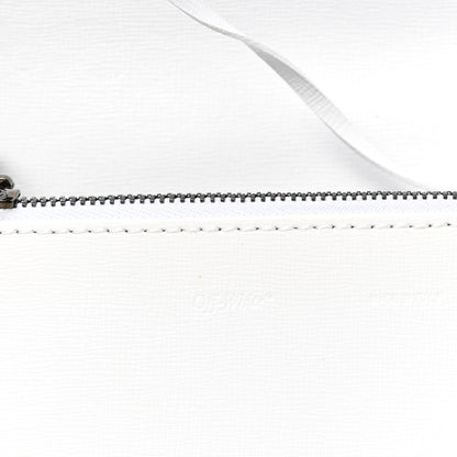 Off-White Calfskin Mini Binder Clip Bag White 6 of 15