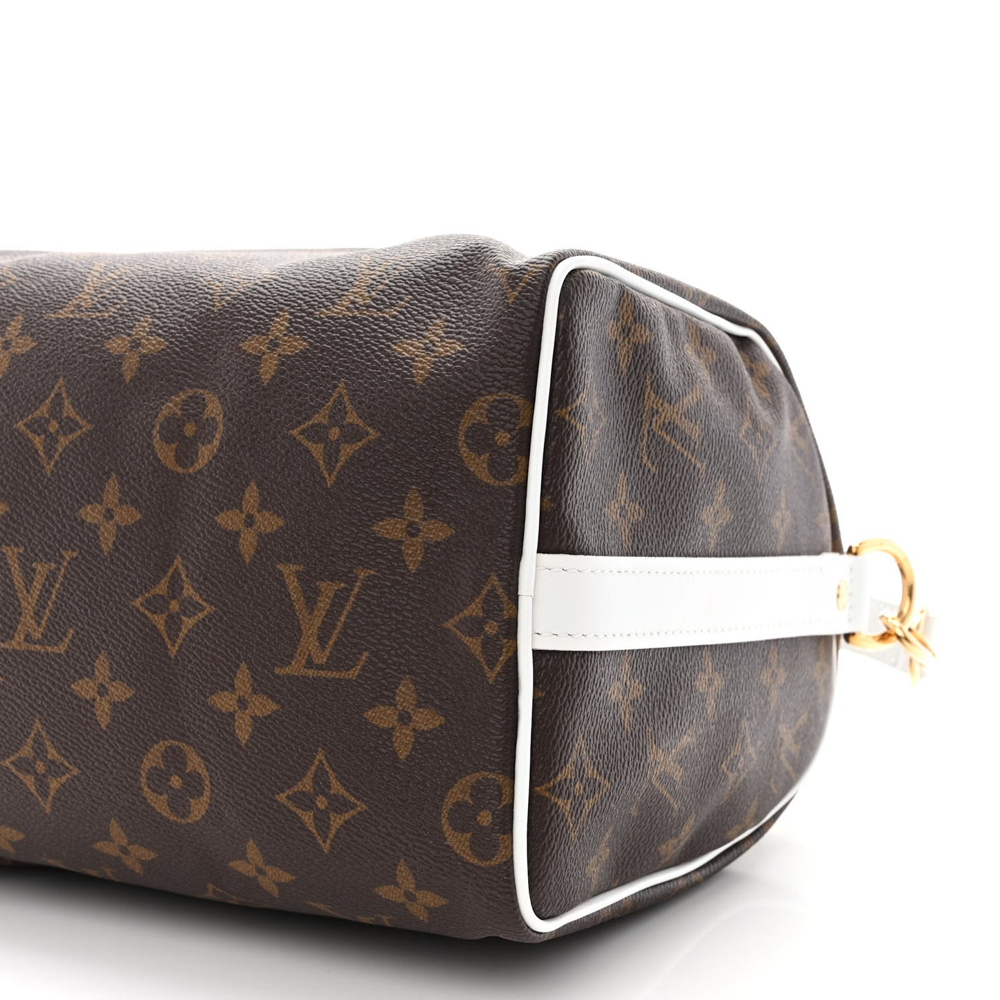 Monogram LV Match Speedy Bandouliere 25 White