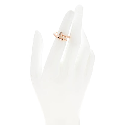 Cartier 18K Pink Gold Diamond Juste Un Clou Ring 50 5.25 2 of 5