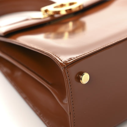 Salvatore Ferragamo Brushed Off Calfskin Small Iconic Top Handle Cuoio 9 of 13